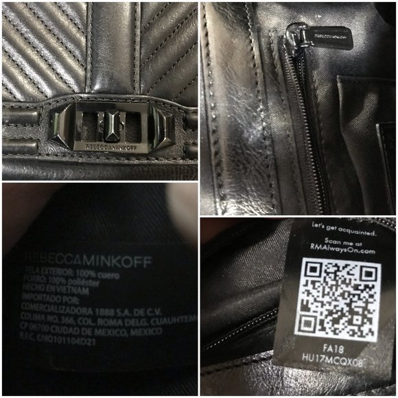 Rebecca Minkoff Chevron Quilted Love Crossbody Sm - Picture 8 of 8